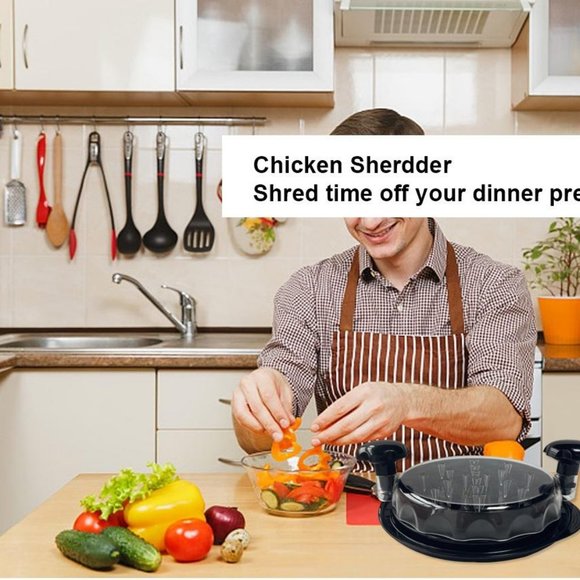 Perfect for Chicken Breast and Pulled Pork Tool Twist for safe Meat Shredder - Picture 10 of 14